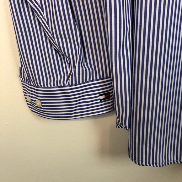 Tommy Hilfiger Golf Stripe Button Down Shirt XL - Picture 6 of 6